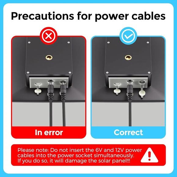5W Trail Camera Solar Panel, 12V Battery Kit Build-in 5200mAh Rechargeable New - Picture 4 of 8